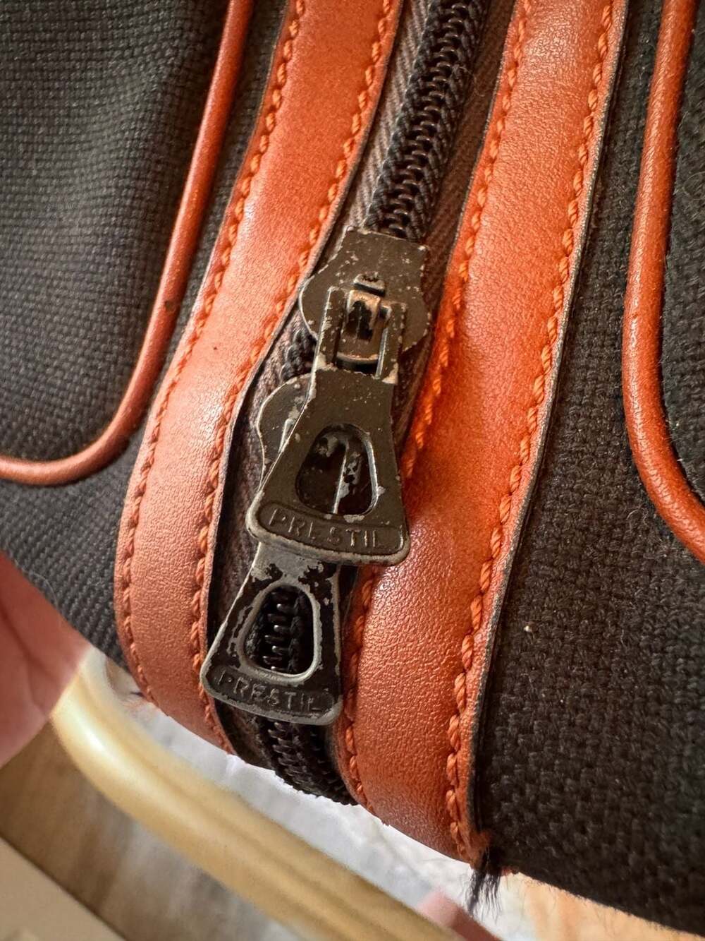 Yves Saint Laurent Vintage YSL Monogram Greek Key Canvas Boston Travel Bag Black - Picture 6 of 10